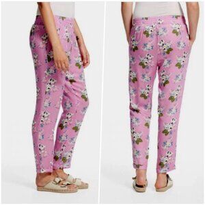 Calypso StBarth Lightweight Hawaiian Hula Girl Relaxed Elastic Waist Summer Pant